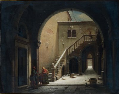 Scene of the Yard by Alfredo Tominz